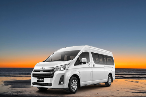 sewa hiace premio murah di lombok